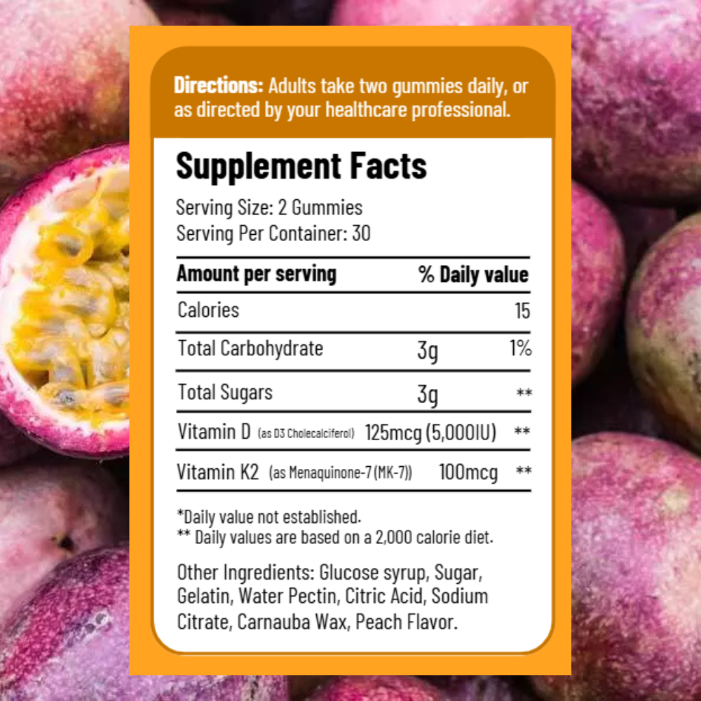 Vitamin D3+K2 Gummies Secondary image
